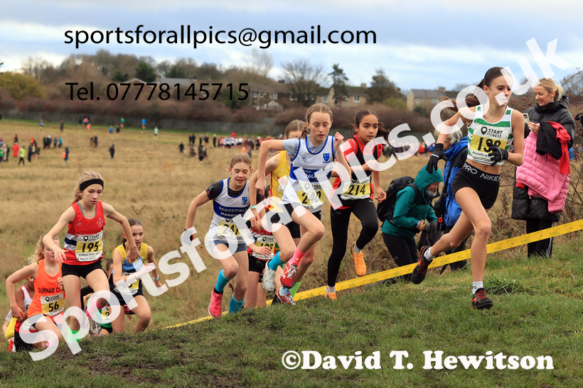 Girls Under-13s 2025 Start Fitness NEHL, Wrekenton, Gateshead, Sunday, November 23rd. Photo: David T. Hewitson/Sports for All Pics